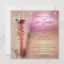 Convite de Decoupage de Coquetel para Soirée Elega