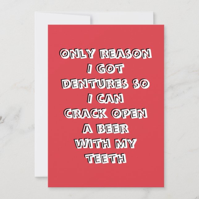 Convite de Dentes para Abrir Garrafa (Frente)