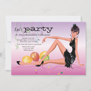 Convite de Despedida de Solteira da Party Time Gir