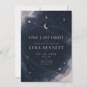 Convite de Despedida de Solteira Luar Celestial