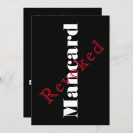 Convite de despedida de solteiro cartão do homem,