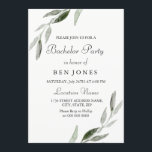 Convite de Despedida de Solteiro Masculino Folha V<br><div class="desc">Convite de Despedida de Solteiro Masculino Folha Verde Moderna
Veja a coleção correspondente na loja ou abaixo</div>