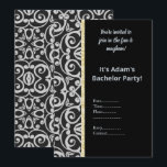 CONVITE DE DESPEDIDA DE SOLTEIRO PRETO PRATA CINZA<br><div class="desc">CONVITE DE DESPEDIDA DE SOLTEIRO MODERNO personalizável masculino personalizado</div>