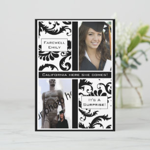 Convite de despedida para graduação de Damasco Neg