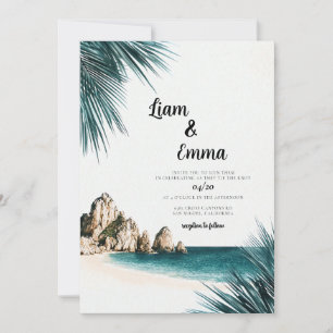 Convite de Destino de Casamento do Cabo México