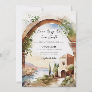 Convite de Destino de Casamento RHODES Grécia