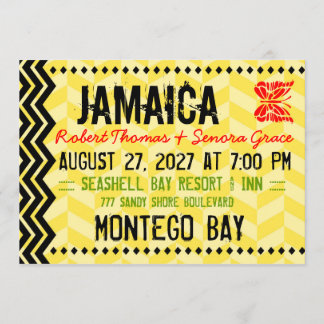 Convite de destino JAMAICA