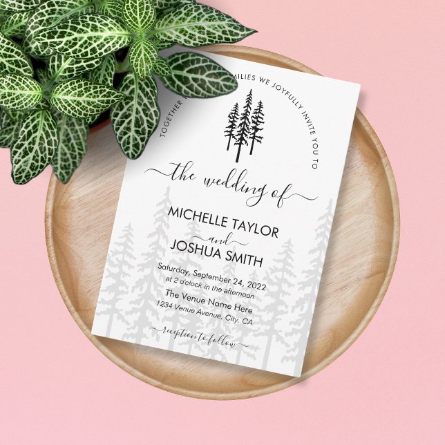 Convite de Destino Russo da Floresta Montanha Eleg (Criador carregado)