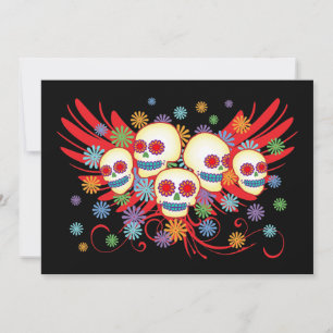 Convite de Diâmetro de los Muertos 5x7