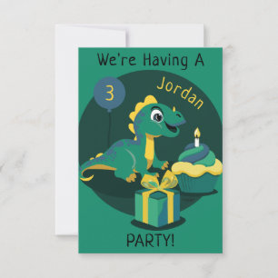 Convite de Dinossauro