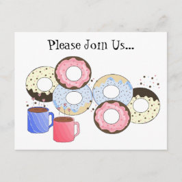 Convite de Donuts e Café
