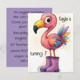 CONVITE DE DOWNLOAD DIGITAL FLAMINGO CAPRICHOSO