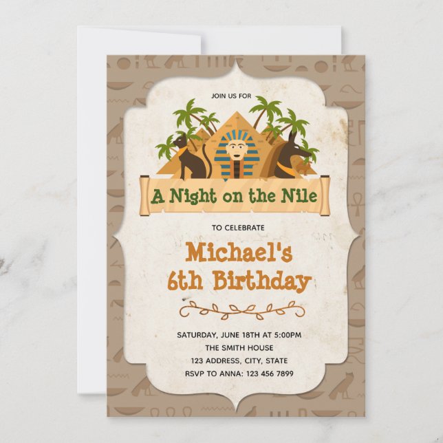 Convite de Egipto (Frente)