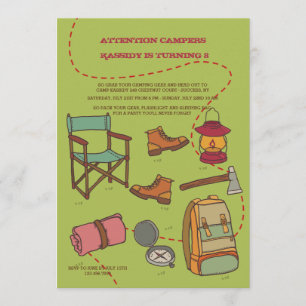 Convite de Elementos de Campanha