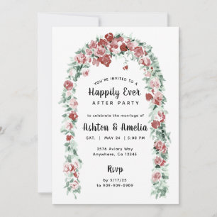 Convite de Elopement - Feliz Sempre Após a Festa