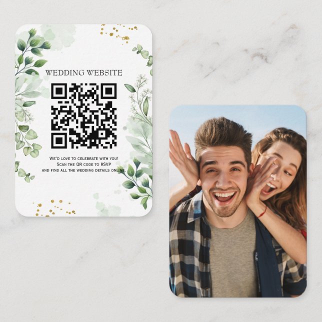 Convite de Enclosure com Código QR de Verdura e Fo (Frente/Verso)