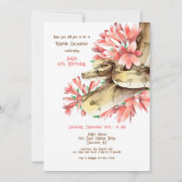 Convite de Encontro com Répteis