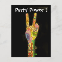 Convite de Energia do Partido e Paz - Salve a Data