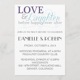 Convite de Ensaio Amor & Risos