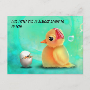 Convite de espera do chá de fraldas