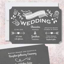 Convite de Estilo de Paleta de Cinza de Slate