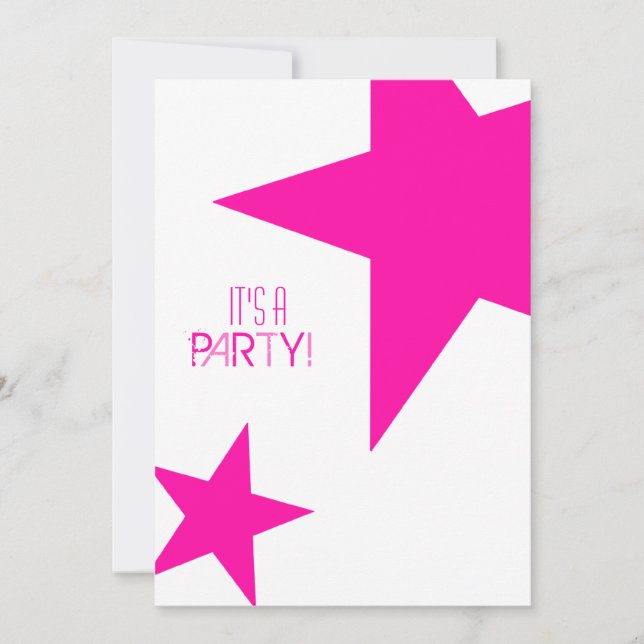 Convite de Estrela Luminosa (Frente)