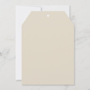 Convite de Etiqueta Branca Óssea