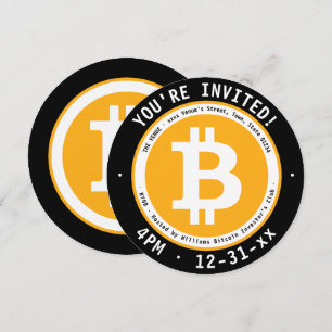 Convite de Evento Bitcoin