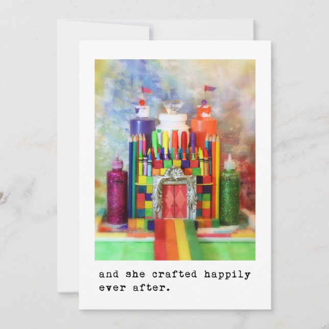 Convite de Evento de Artesanato do Castelo de Arte (Frente)