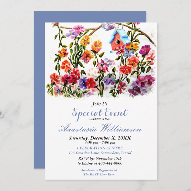 CONVITE DE EVENTO DE PARTIDO DE CASA ABERTA (Frente/Verso)