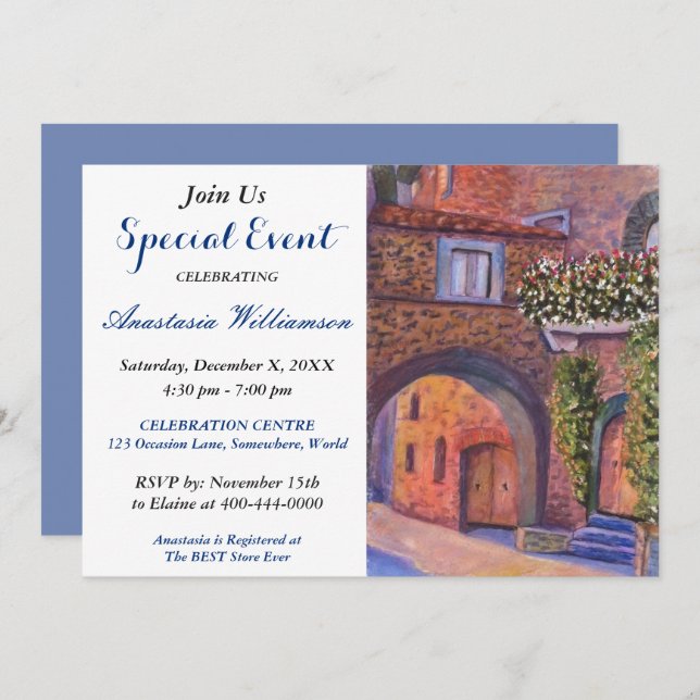 CONVITE DE EVENTO DO PARTIDO DE VIZINHANÇA (Frente/Verso)