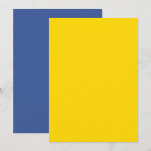 Convite de Evento Personalizado Amarelo & Azul