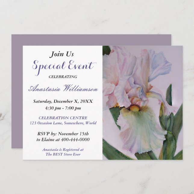 CONVITE DE EVENTOS DE FESTA DE FORMATURA (Frente/Verso)