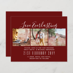 Convite de Everduradouro para evento de casamento 