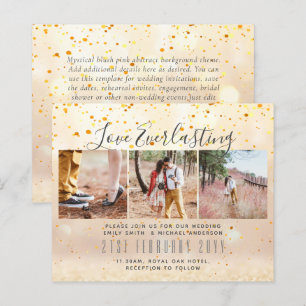 Convite de Everduradouro para evento de casamento 
