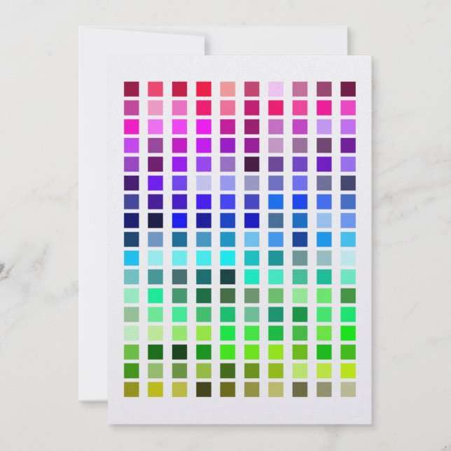 Convite de Exemplo de Cor10 (Frente)