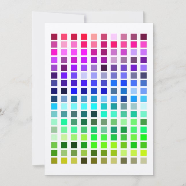 Convite de Exemplo de Cor11 (Frente)