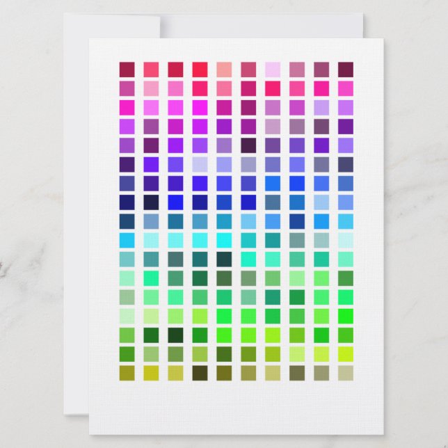 Convite de Exemplo de Cor5 (Frente)