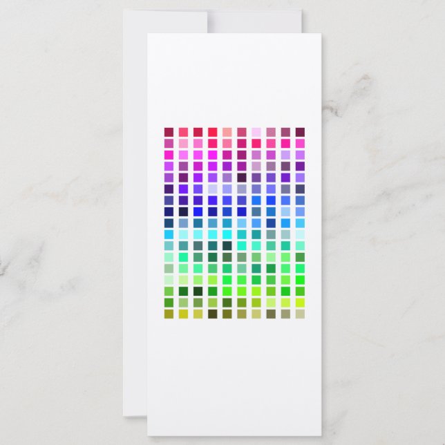 Convite de Exemplo de Cor7 (Frente)