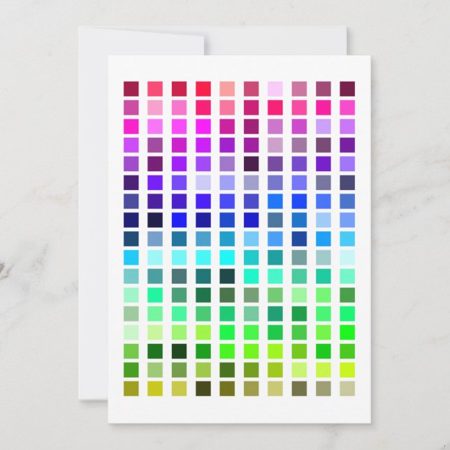 Convite de Exemplo de Cor9 (Frente)