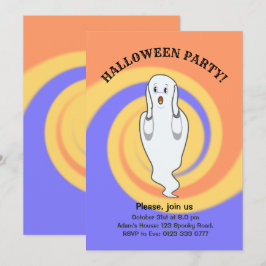 Convite de Fantasma de Halloween