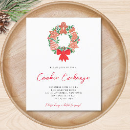Convite de Férias de Troca de Cookies com Gingerca