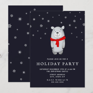 Convite de Férias de Urso Polar