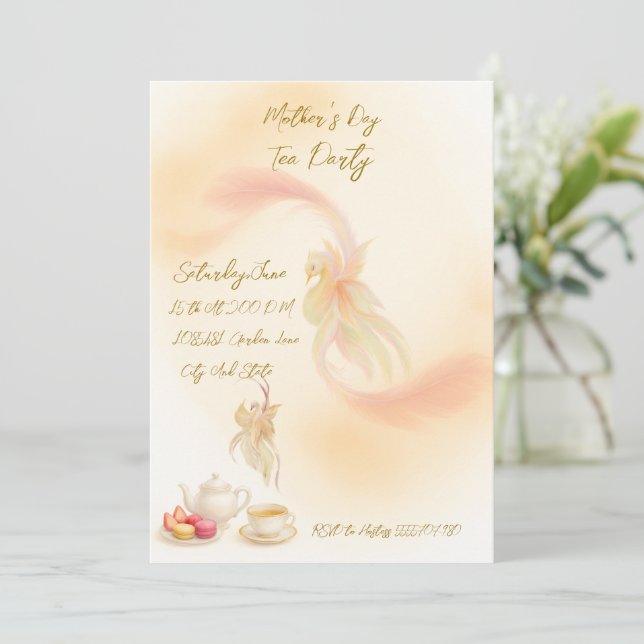 Convite de férias simples (Em pé/Frente)