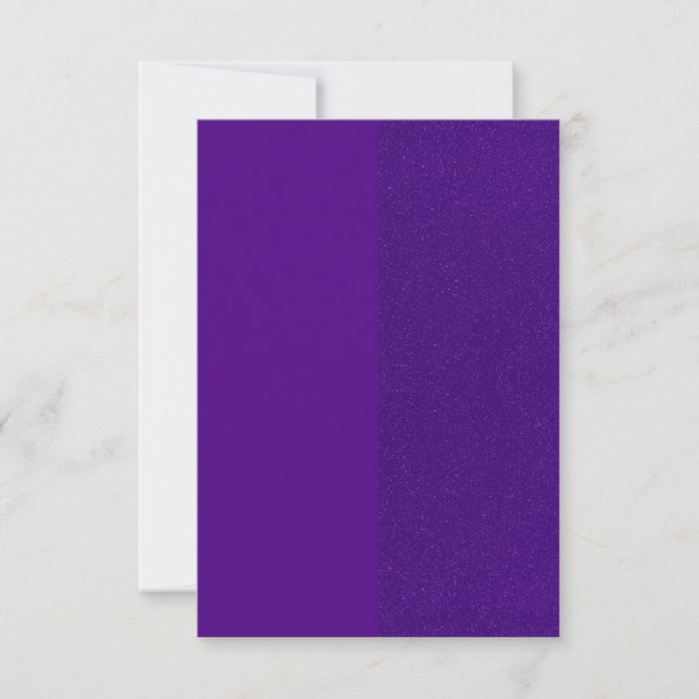 Convite de Festa Brilho Roxo – Personalizável (Frente)