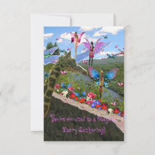 Convite de Festa da Fada (Fada) Reunião