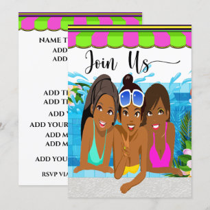 Convite de Festa Damas em Festa