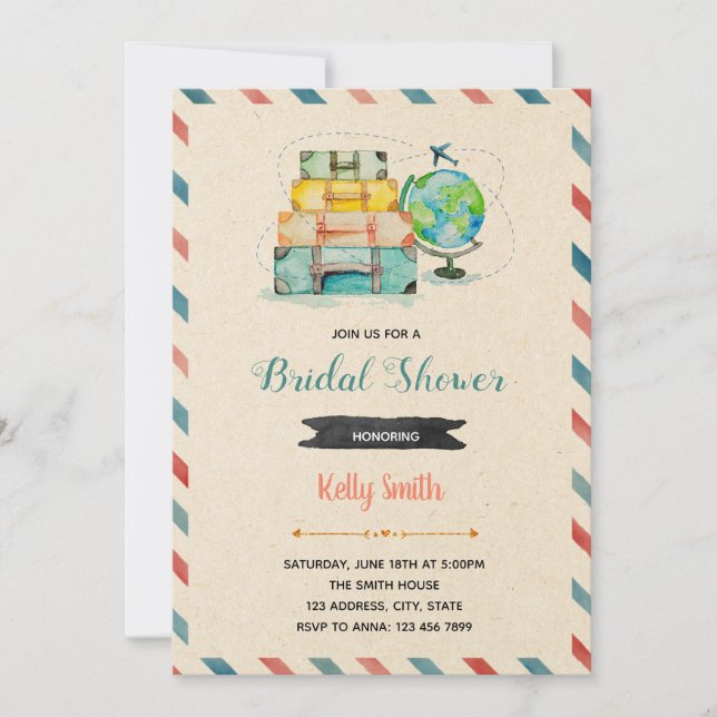 Convite de festa de amor é uma jornada (Frente)