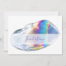 Convite de festa de aniversário com bolhas colorid