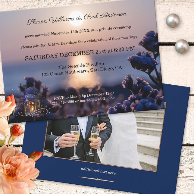 Convite de festa de casamento personalizado para p (Criador carregado)